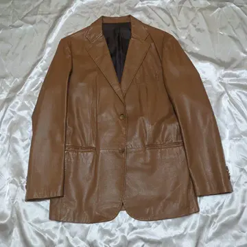 MATUTA HOMME 브라운 가죽 자켓 양가죽