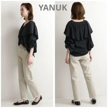 YANUK 야누크 하이웨스트 스트레이트 데님 팬츠 ANNETTE