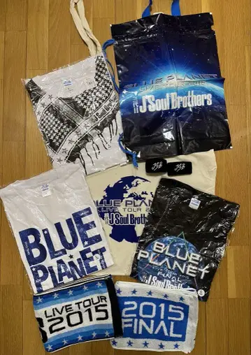 3대째 J Soul Brothers BLUE PLANET 투어 굿즈 세트