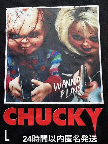 척키 티셔츠 남성용 L 사이즈 택 포함 새상품 CHUCKY