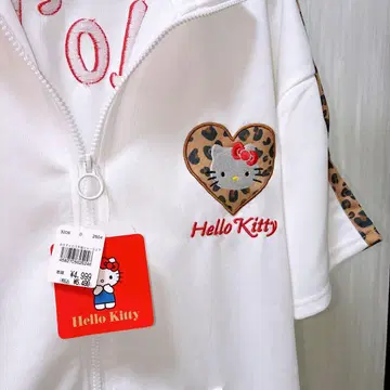Hello Kitty 헬로키티 레오파드 무늬 레오파드 무늬 룸웨어