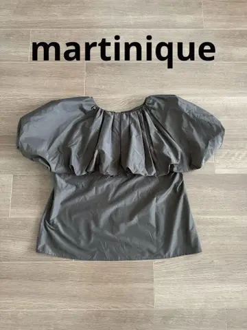 martinique 마르티니크 프릴 볼륨 상의