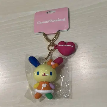원 포인트 하트 시리즈 PVC 마스코트 우사하나 키링 액세서리
