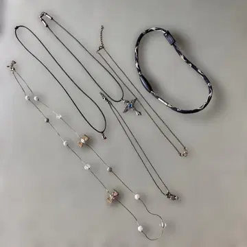 목걸이 세트 6종