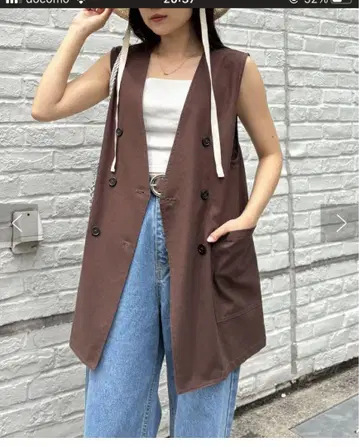 차오패닉 티피 린넨 베스트