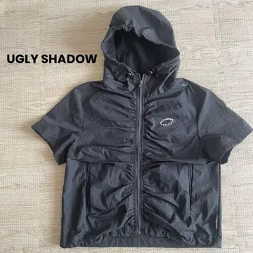 UGLY SHADOW 나일론 자켓 반팔 후드티 상의