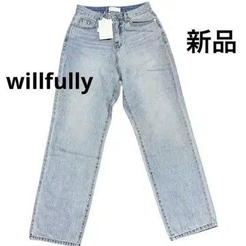 willfully 윌프리 하이 웨스트 데님 팬츠 M