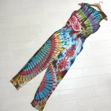 HIPPY 타이다이 화려한 올인원 작업복 레이요