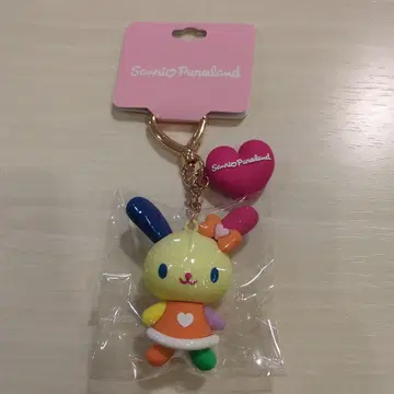 원 포인트 하트 시리즈 PVC 마스코트 우사하나 키링 액세서리