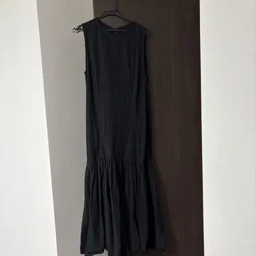 Spick & Span 슬리브리스 롱 원피스 블랙