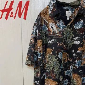 H&M 셔츠 호랑이
