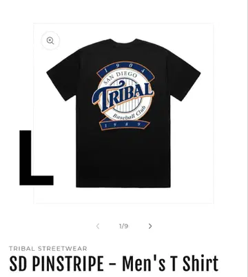 TRIBAL SD PINSTRIPE - 남성용 티셔츠 2025년