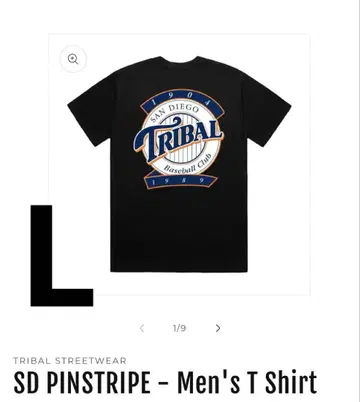 TRIBAL SD PINSTRIPE 남성용 티셔츠 2025년