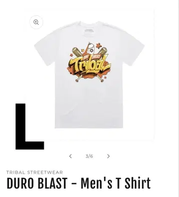 Tribal Streetwear 그래픽 티셔츠 2025년 사이즈 L