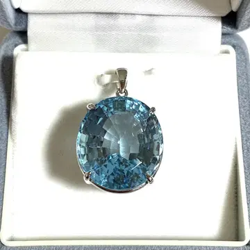 PT 블루 토파즈 펜던트 탑 36.16ct