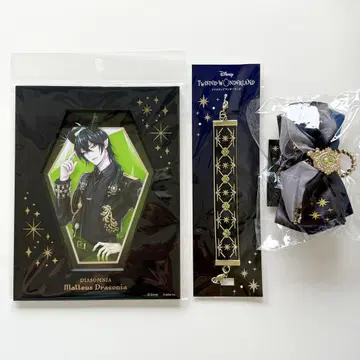 새상품 트위스티 마레우스 캐릭터 파인 매트 반스 클립 자수 팔찌