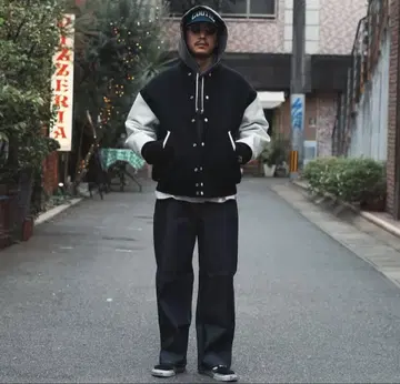 와이드 데님 5 포켓 팬츠