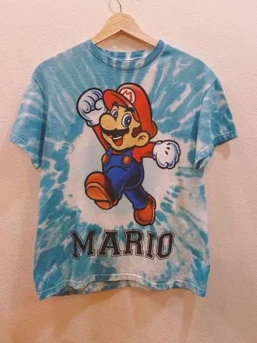 슈퍼 마리오 SUPER MARIO 00' 티셔츠 닌텐도 수입 구제 의류