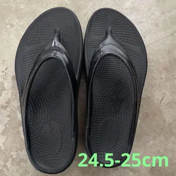 우포스 OOFOS 플립플랍 샌들 블랙 24.5-25cm(EU39)