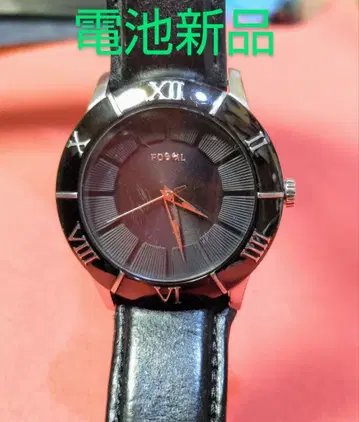 FOSSIL 'FS4501' 블랙 가죽 배터리 교환 완료