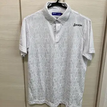 Srixon 피케 셔츠 L 사이즈 화이트