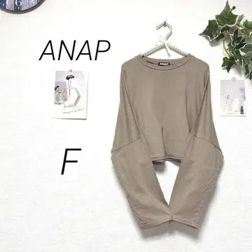 9517 ANAP 아냅 긴팔 티셔츠 롱T 숏 기장 F 무지
