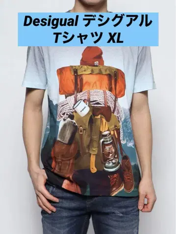 Desigual 데시구알 디자인 티셔츠 XL 올 패턴 반팔