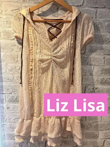 LIZ LISA 리즈리사 크로 셰 뜨개질 니트 레이스 원피스 y2k