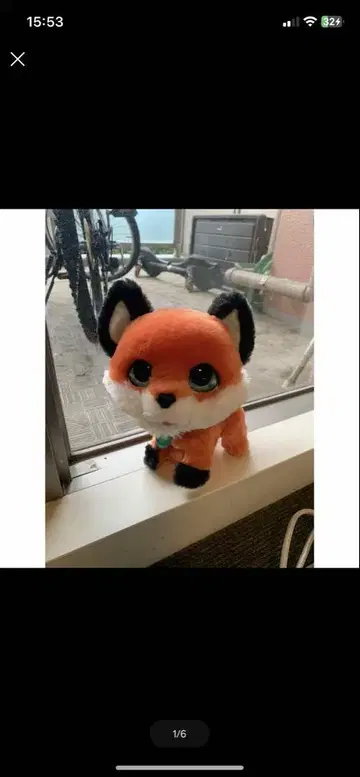 최종 가격 인하! 새상품급! 퍼 리얼 산책하는 여우