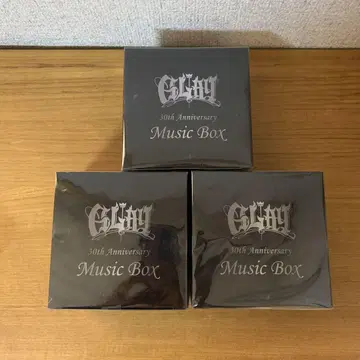 GIGO 한정 GLAY 30th MUSIC BOX 3종 세트