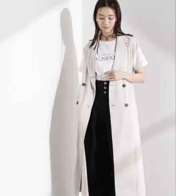 미사용 새상품! 더블 버튼 롱 베스트