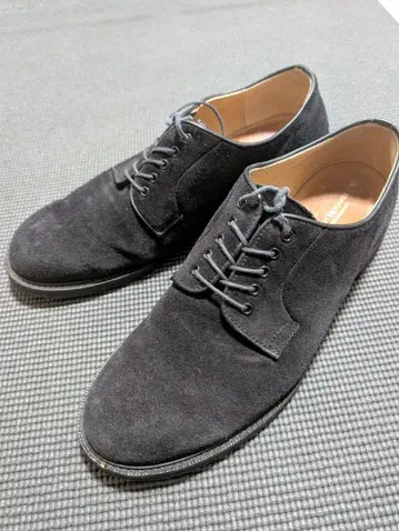 블랙 스웨이드 신발 가죽 신발 UNITED ARROWS
