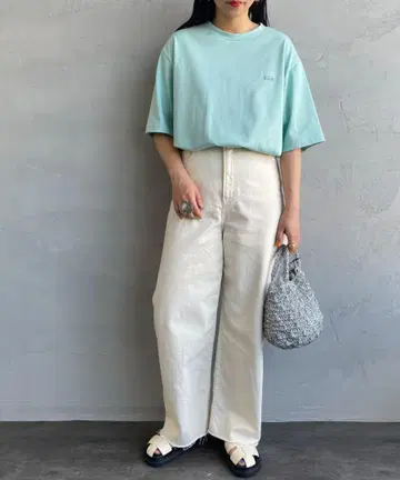 [LACOSTE/라코스테] 원포인트 로고 크루넥 티셔츠