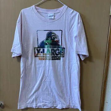 XLARGE 남성용 티셔츠 M 사이즈 핑크