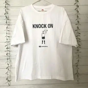 Canterbury knock on 코튼 티셔츠 S 사이즈