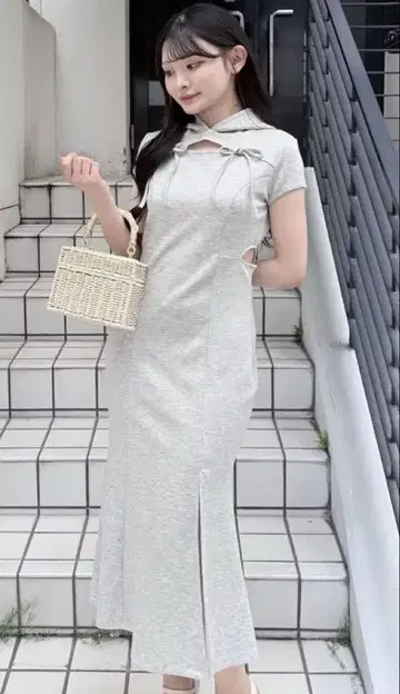NOMAE 롱 후드티 원피스