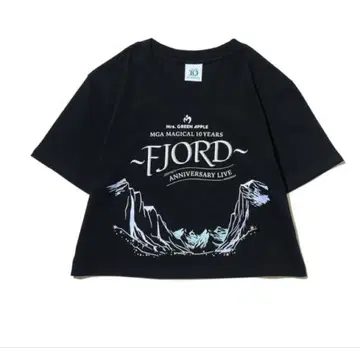 미세스 로고 티셔츠 FJORD(크롭 사이즈)
