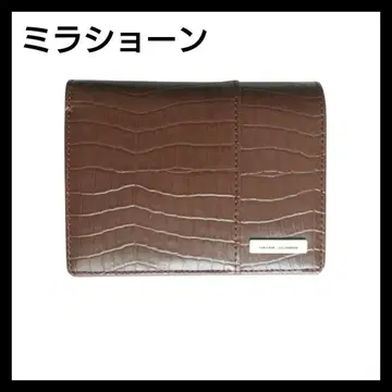 밀라 쇤 두겹 지갑 브라운 계열