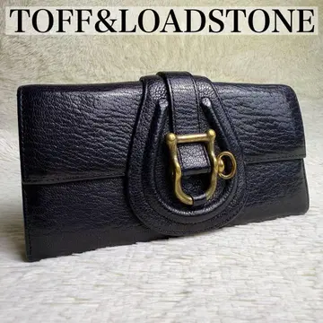 TOFF&LOADSTONE 말발굽 금장 장식 지갑 장지갑 블랙 검정