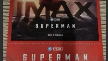 슈퍼맨 IMAX 입장 혜택 티켓 카드