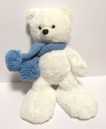 KISSES 테디베어 화이트 곰 곰 봉제 인형 애니멀 동물
