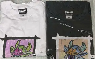 King Gnu 롱 T 2XL 화이트 블랙