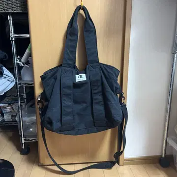 챔피온 블랙 토트백