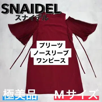 Snidel 스나이델 원피스 와인 레드 M 사이즈