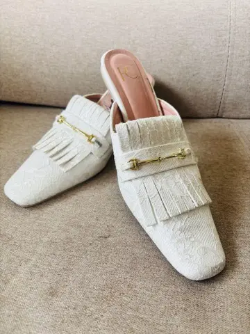 pellicule Venus glass slipper L 뮬