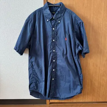 Ralph Lauren 네이비 반팔 셔츠