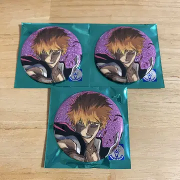 BLEACH WORLD 캔뱃지 쿠로사키 이치고