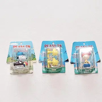 미개봉 PEANUTS 스누피 캡슐 토이 3개 세트