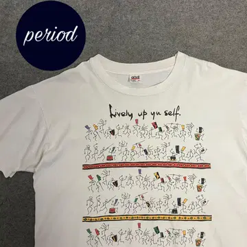 P2172 빈티지 90년대 COOYAH 자메이카 레게 티셔츠