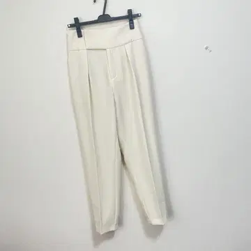 콜라주 개럴개런트 와이드 벨트 테이퍼드 팬츠